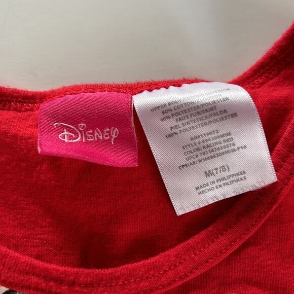 Disney Mini Mouse Christmas dress sz M7/8 - Picture 2 of 4
